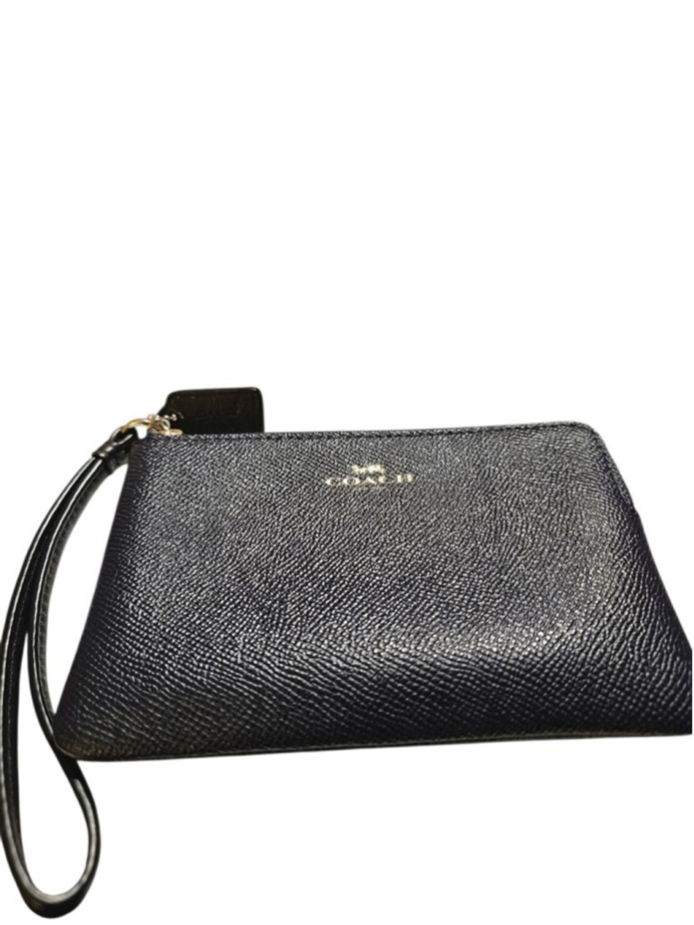 Coach Navy Blue Leather Wristlet One Size - Picture 13 of 16